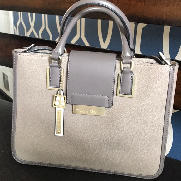 Calvin Klein Handbags - Calvin Klein beige and tan bag